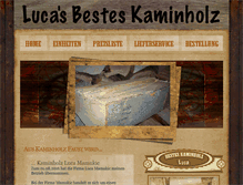 Tablet Screenshot of bestes-kaminholz.de